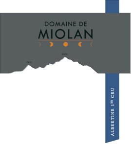 Étiquette albertine.png, Domaine de Miolan AOC Genève