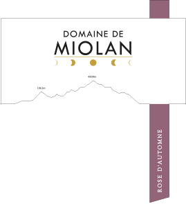 Étiquette rose_d_automne.png, Domaine de Miolan AOC Genève