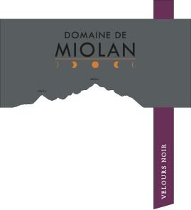 Étiquette velours_noir.png, Domaine de Miolan AOC Genève